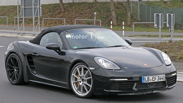 Porsche 718 Boxster GTS spied on the Nurburgring